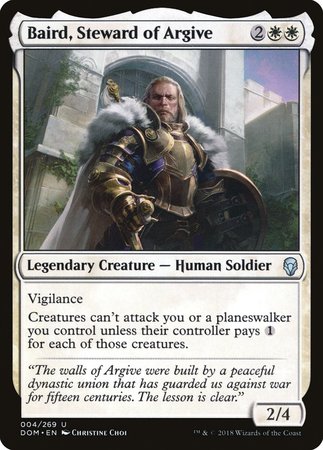 Baird, Steward of Argive [Dominaria] | Mega City Incorporated