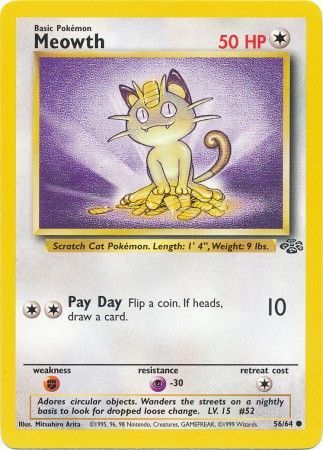 Meowth (56/64) [Jungle Unlimited] | Mega City Incorporated