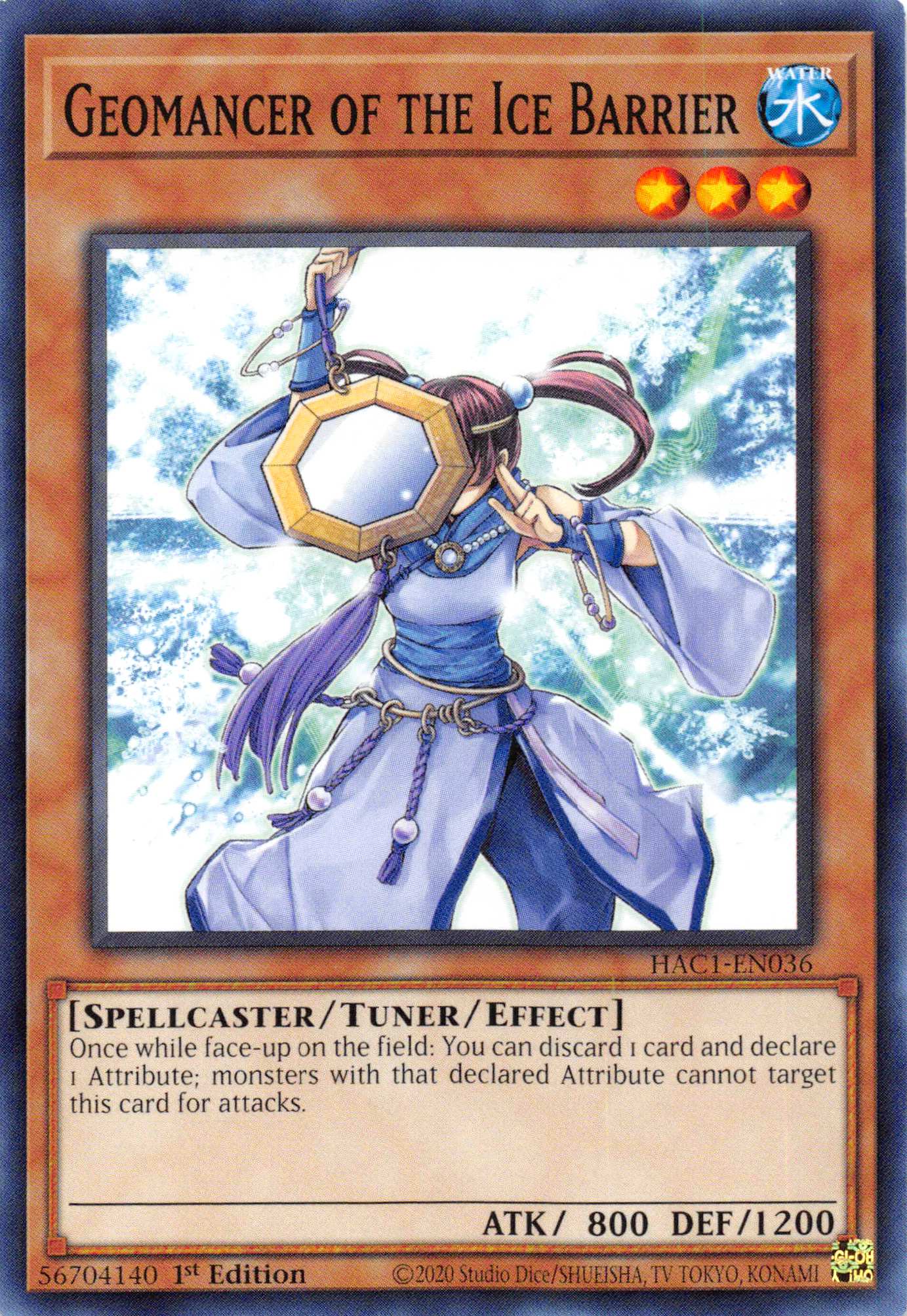 Geomancer of the Ice Barrier (Duel Terminal) [HAC1-EN036] Parallel Rare | Mega City Incorporated