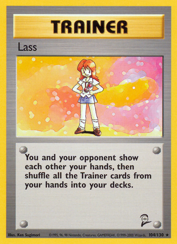 Lass (104/130) [Base Set 2] | Mega City Incorporated