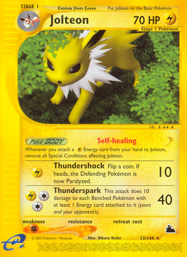 Jolteon (13/144) [Skyridge] | Mega City Incorporated