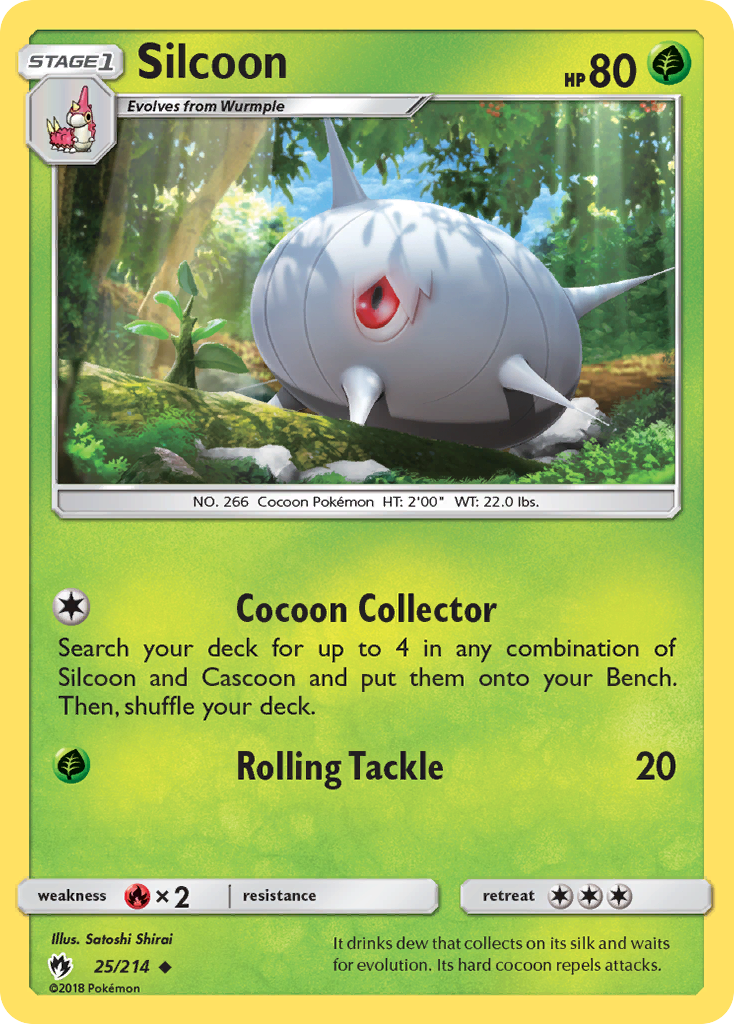 Silcoon (25/214) [Sun & Moon: Lost Thunder] | Mega City Incorporated