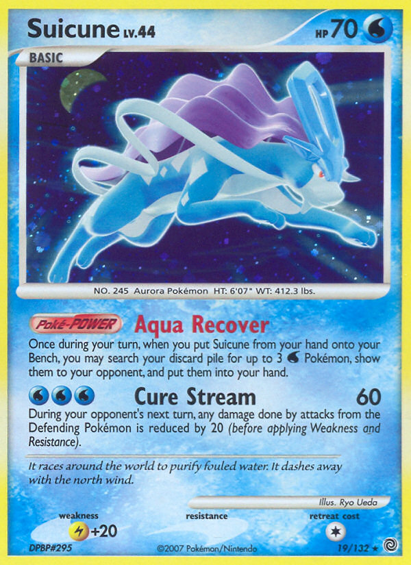 Suicune (19/132) [Diamond & Pearl: Secret Wonders] | Mega City Incorporated