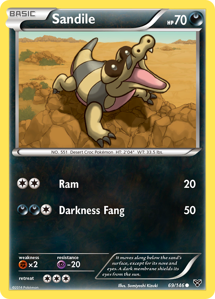 Sandile (69/146) [XY: Base Set] | Mega City Incorporated