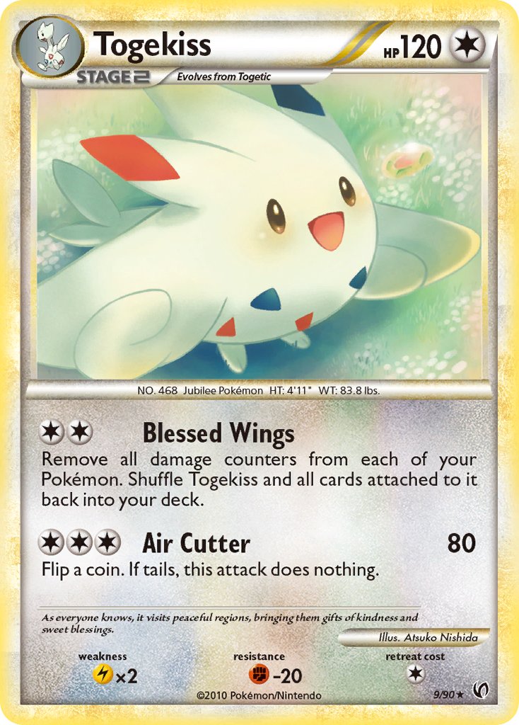 Togekiss (9/90) (Theme Deck Exclusive) [HeartGold & SoulSilver: Undaunted] | Mega City Incorporated