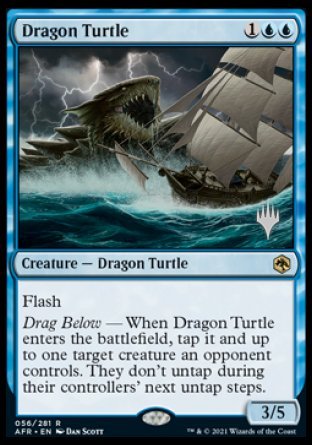 Dragon Turtle (Promo Pack) [Dungeons & Dragons: Adventures in the Forgotten Realms Promos] | Mega City Incorporated