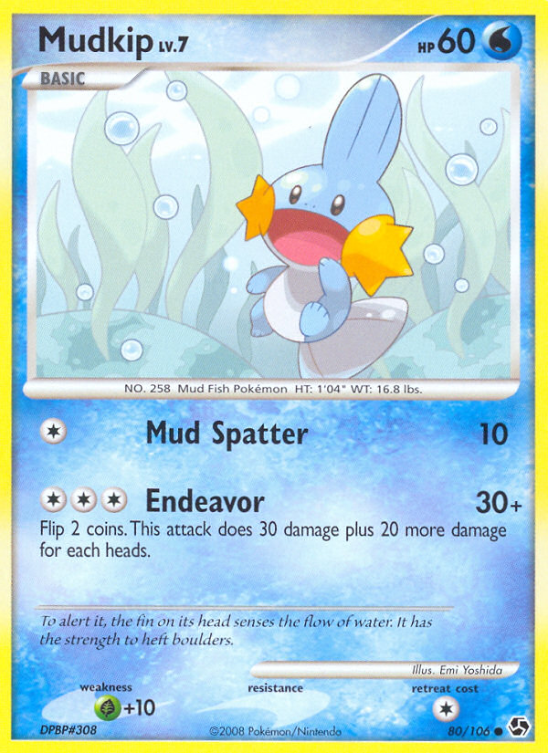 Mudkip (80/106) [Diamond & Pearl: Great Encounters] | Mega City Incorporated