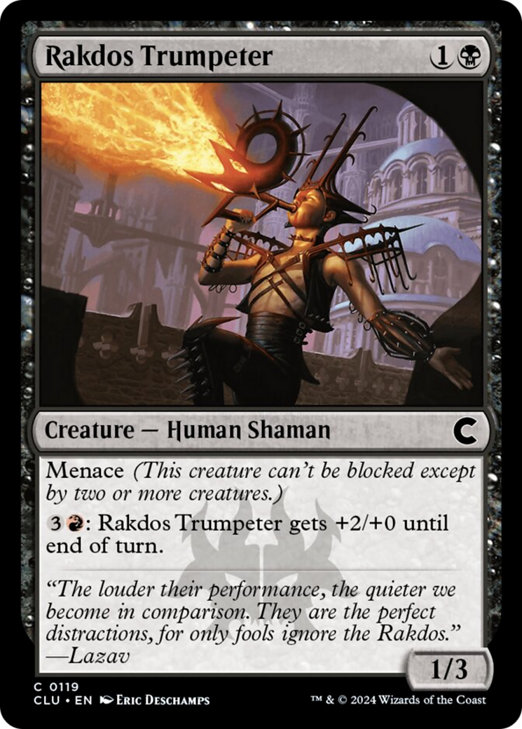 Rakdos Trumpeter [Ravnica: Clue Edition] | Mega City Incorporated