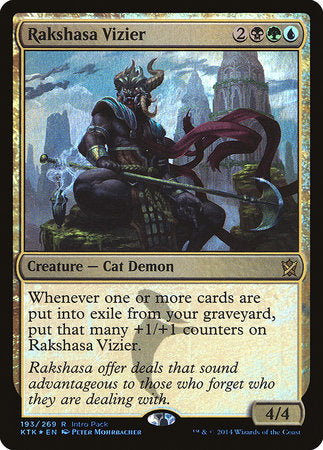 Rakshasa Vizier [Khans of Tarkir Promos] | Mega City Incorporated