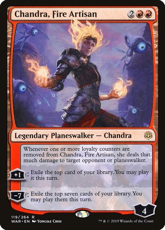 Chandra, Fire Artisan [War of the Spark] | Mega City Incorporated