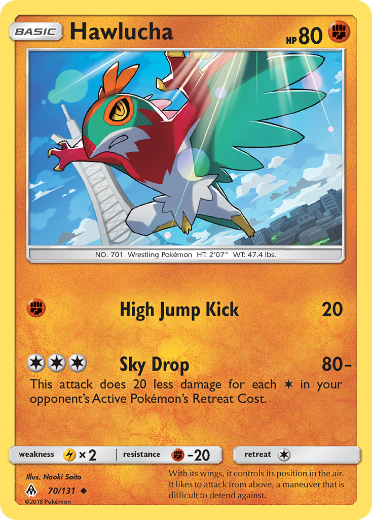 Hawlucha (70/131) [Sun & Moon: Forbidden Light] | Mega City Incorporated