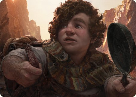 Sam, Loyal Attendant Art Card [The Lord of the Rings: Tales of Middle-earth Art Series] | Mega City Incorporated