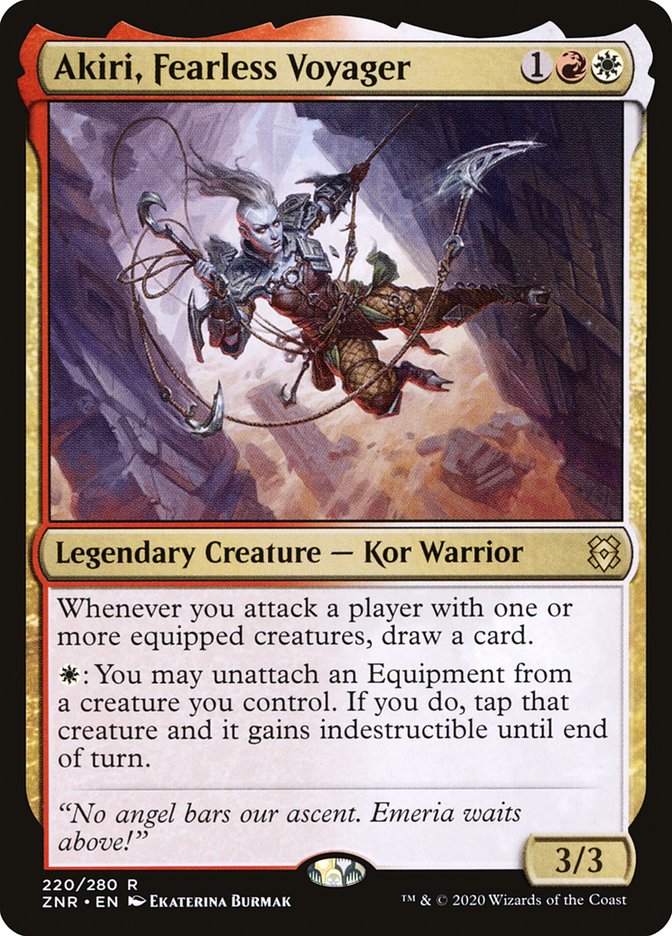 Akiri, Fearless Voyager [Zendikar Rising] | Mega City Incorporated