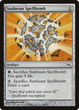 Sunbeam Spellbomb [Mirrodin] | Mega City Incorporated