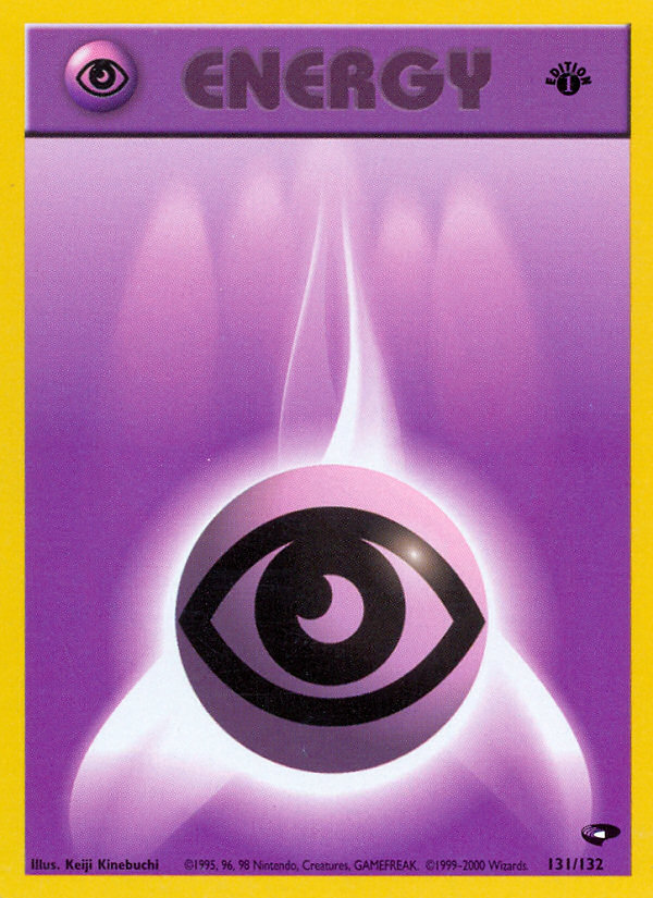 Psychic Energy (131/132) [Gym Challenge 1st Edition] | Mega City Incorporated