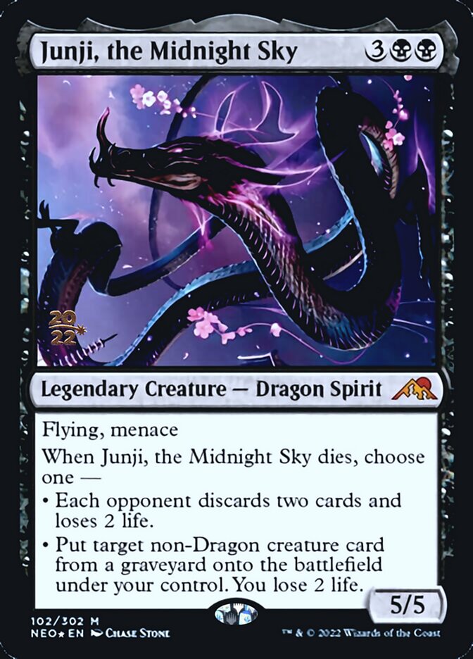 Junji, the Midnight Sky [Kamigawa: Neon Dynasty Prerelease Promos] | Mega City Incorporated