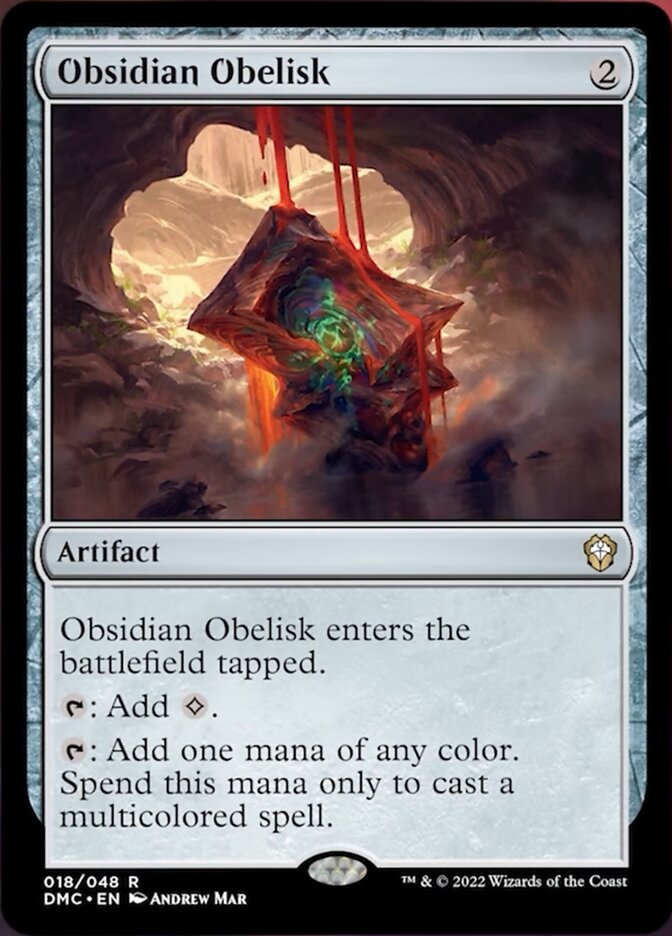 Obsidian Obelisk [Dominaria United Commander] | Mega City Incorporated