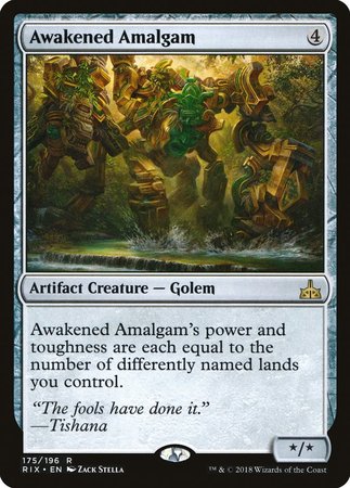 Awakened Amalgam [Rivals of Ixalan] | Mega City Incorporated