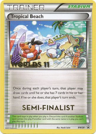 Tropical Beach (BW28) (Semi Finalist) [Black & White: Black Star Promos] | Mega City Incorporated