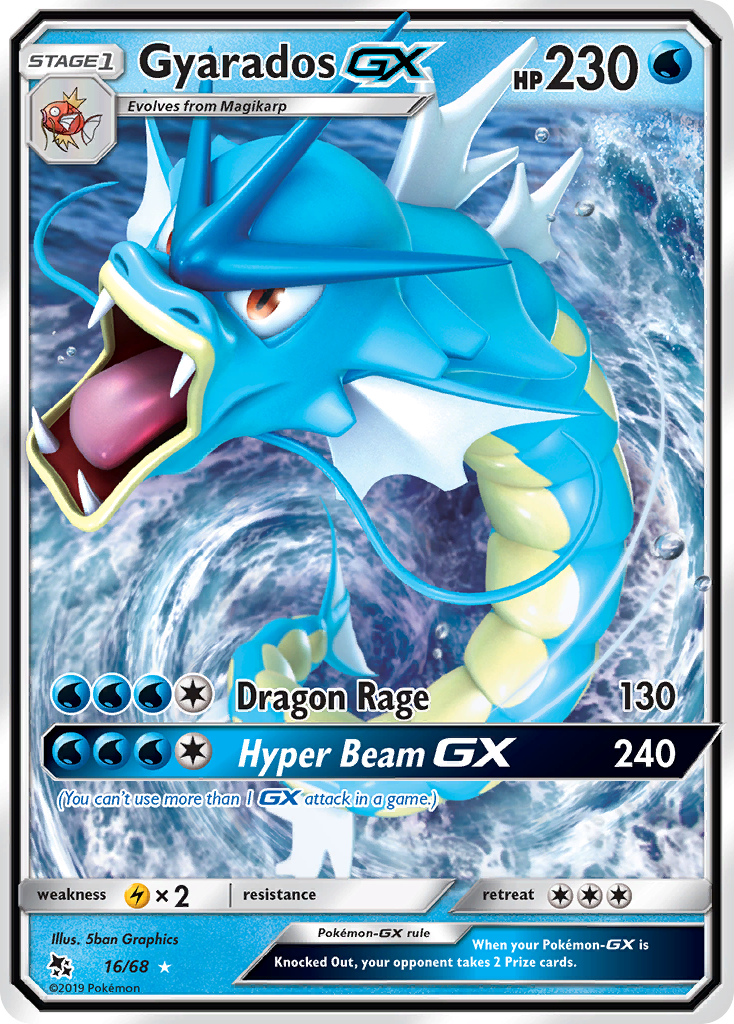 Gyarados GX (16/68) [Sun & Moon: Hidden Fates] | Mega City Incorporated