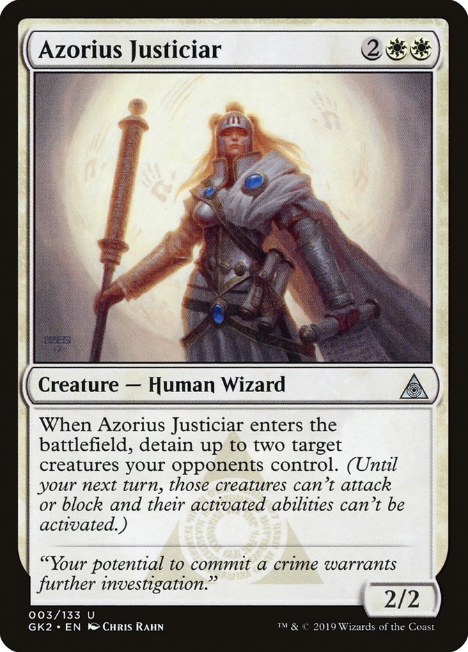 Azorius Justiciar [Ravnica Allegiance Guild Kit] | Mega City Incorporated