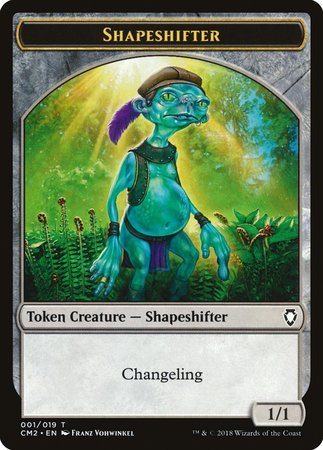 Shapeshifter Token [Commander Anthology Volume II Tokens] | Mega City Incorporated