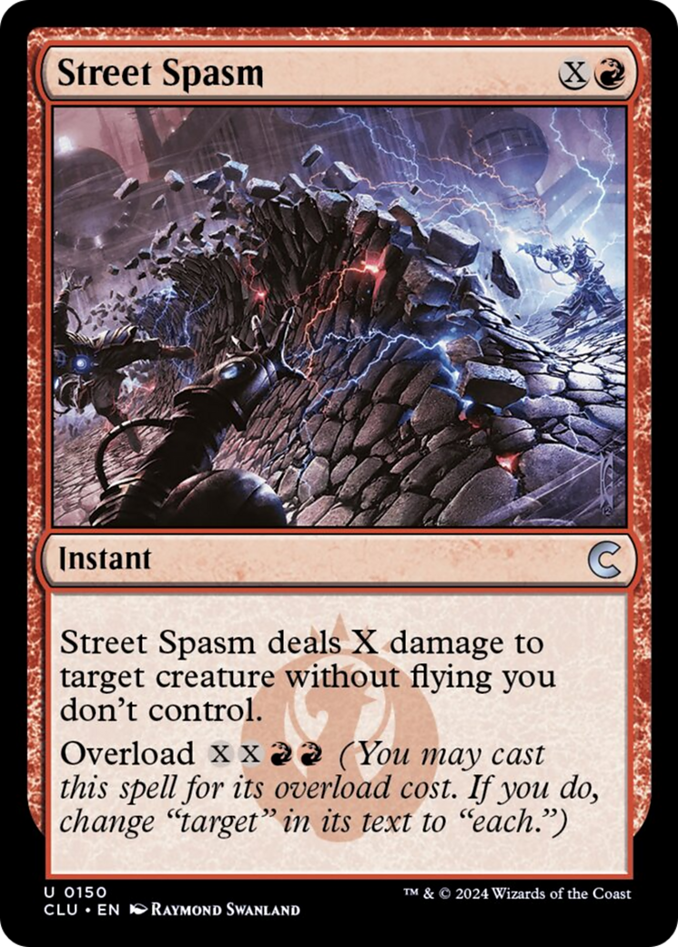 Street Spasm [Ravnica: Clue Edition] | Mega City Incorporated