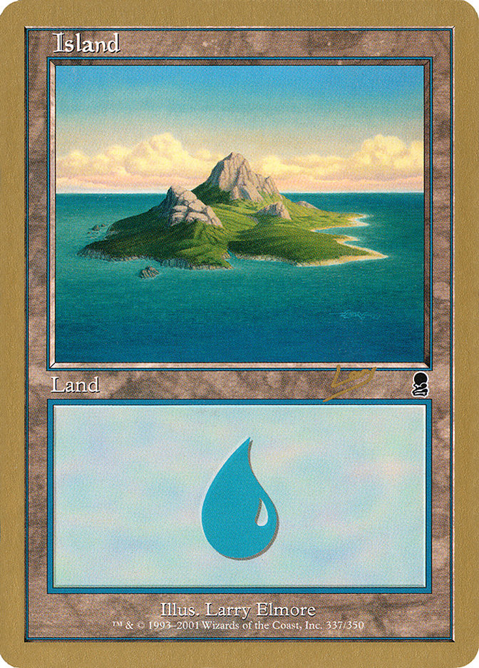 Island (rl337) (Raphael Levy) [World Championship Decks 2002] | Mega City Incorporated