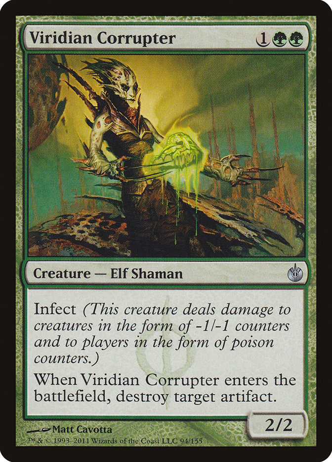 Viridian Corrupter [Mirrodin Besieged] | Mega City Incorporated