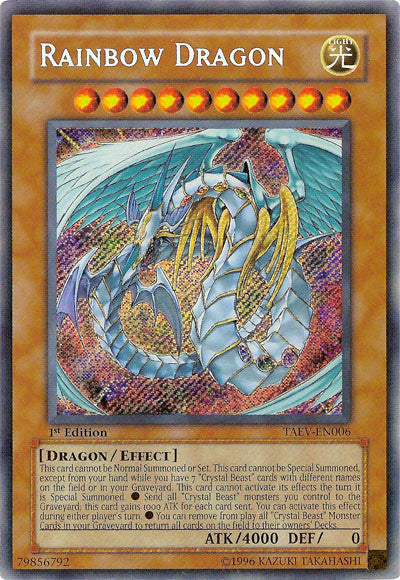 Rainbow Dragon [TAEV-EN006] Secret Rare | Mega City Incorporated