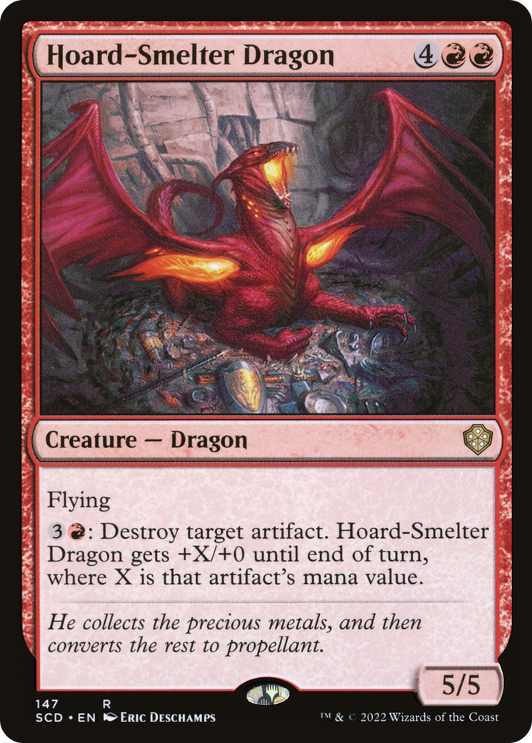 Hoard-Smelter Dragon [Starter Commander Decks] | Mega City Incorporated