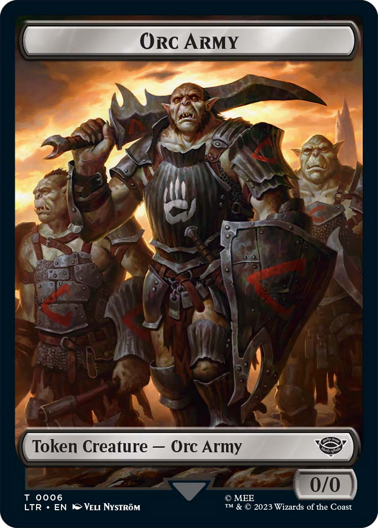 Food (11) // Orc Army (06) Double-Sided Token [The Lord of the Rings: Tales of Middle-Earth Tokens] | Mega City Incorporated