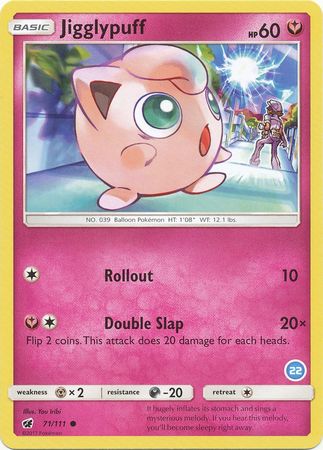 Jigglypuff (71/111) (Deck Exclusive #22) [Sun & Moon: Trainer Kit - Alolan Ninetales] | Mega City Incorporated