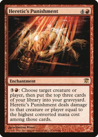 Heretic's Punishment [Innistrad] | Mega City Incorporated