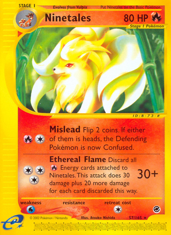 Ninetales (57/165) [Expedition: Base Set] | Mega City Incorporated