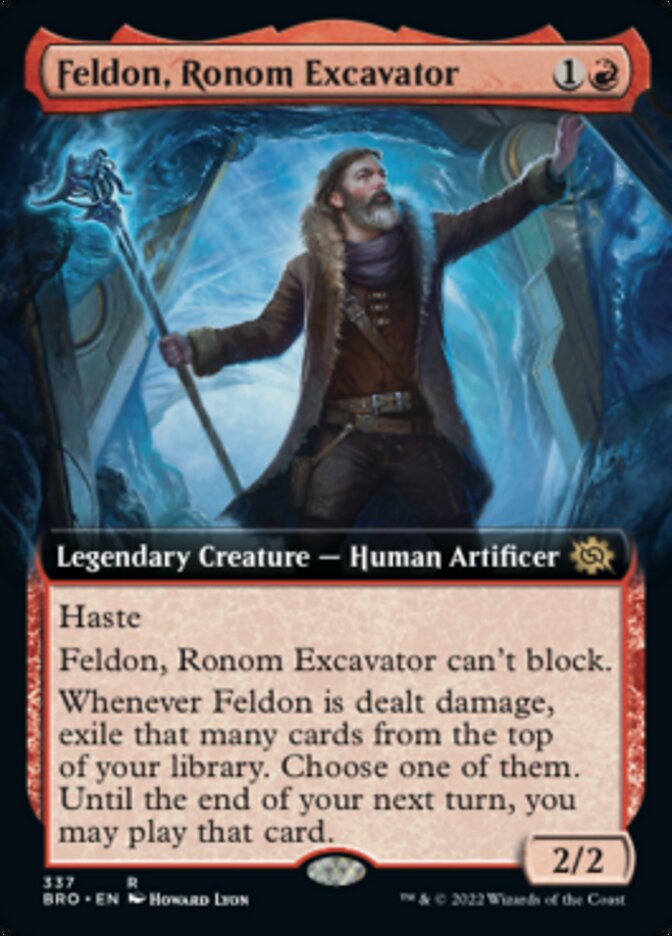 Feldon, Ronom Excavator (Extended Art) [The Brothers' War] | Mega City Incorporated