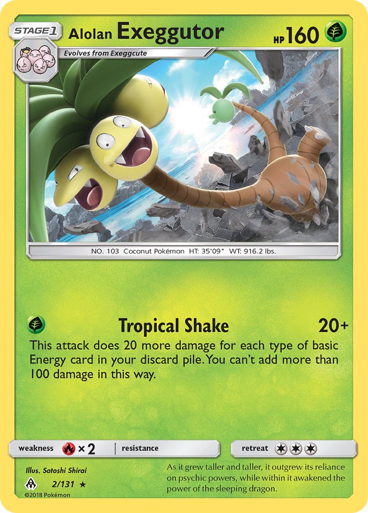 Alolan Exeggutor (2/131) (Theme Deck Exclusive) [Sun & Moon: Forbidden Light] | Mega City Incorporated