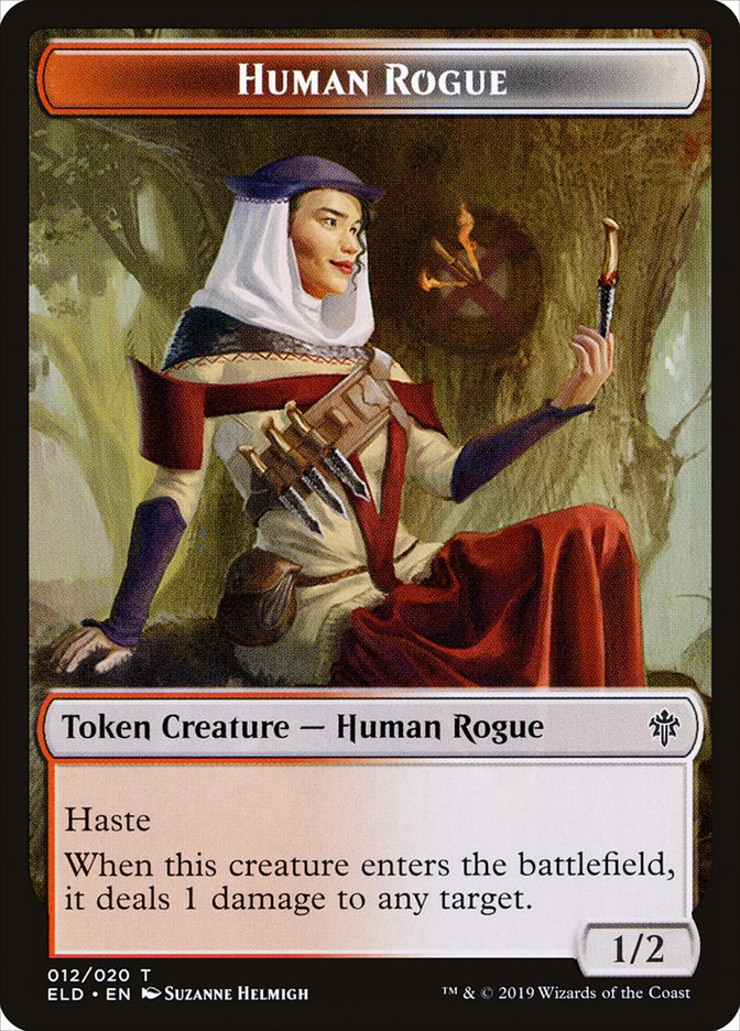 Human Rogue [Throne of Eldraine Tokens] | Mega City Incorporated