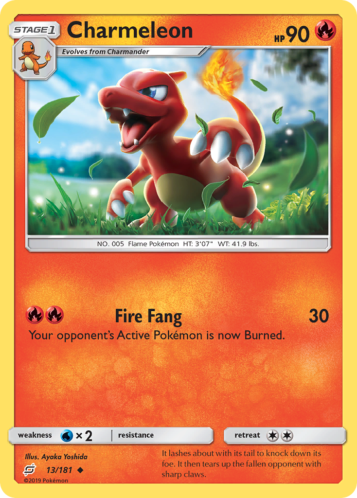 Charmeleon (13/181) [Sun & Moon: Team Up] | Mega City Incorporated