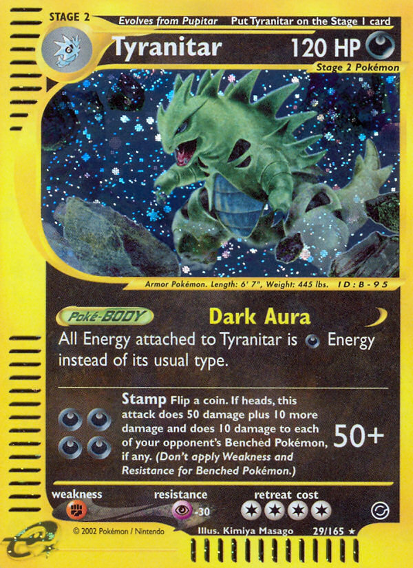 Tyranitar (29/165) [Expedition: Base Set] | Mega City Incorporated