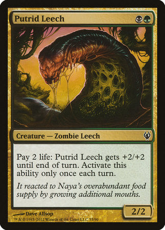 Putrid Leech [Duel Decks: Izzet vs. Golgari] | Mega City Incorporated