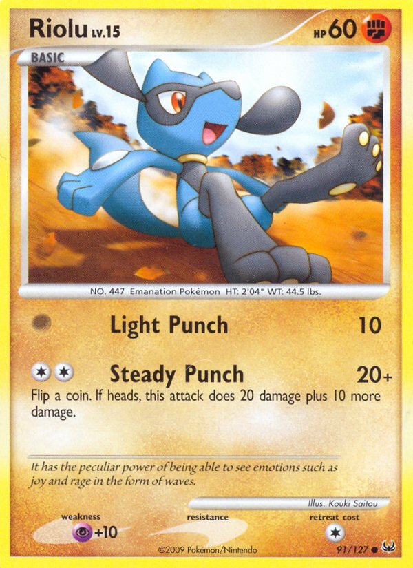 Riolu (91/127) [Platinum: Base Set] | Mega City Incorporated