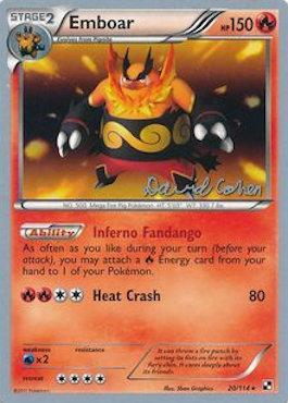 Emboar (20/114) (Twinboar - David Cohen) [World Championships 2011] | Mega City Incorporated