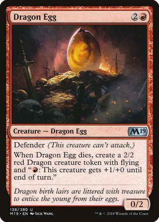 Dragon Egg [Core Set 2019] | Mega City Incorporated