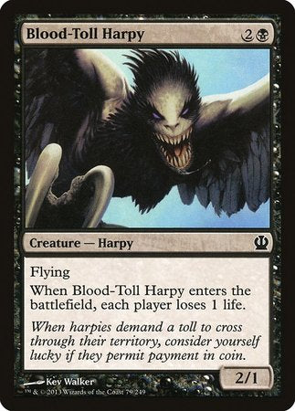 Blood-Toll Harpy [Theros] | Mega City Incorporated