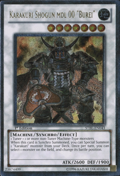 Karakuri Shogun mdl 00 "Burei" [STBL-EN043] Ultimate Rare | Mega City Incorporated