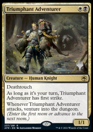 Triumphant Adventurer (Promo Pack) [Dungeons & Dragons: Adventures in the Forgotten Realms Promos] | Mega City Incorporated