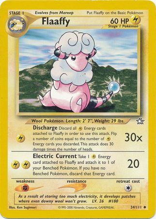 Flaaffy (34/111) [Neo Genesis Unlimited] | Mega City Incorporated