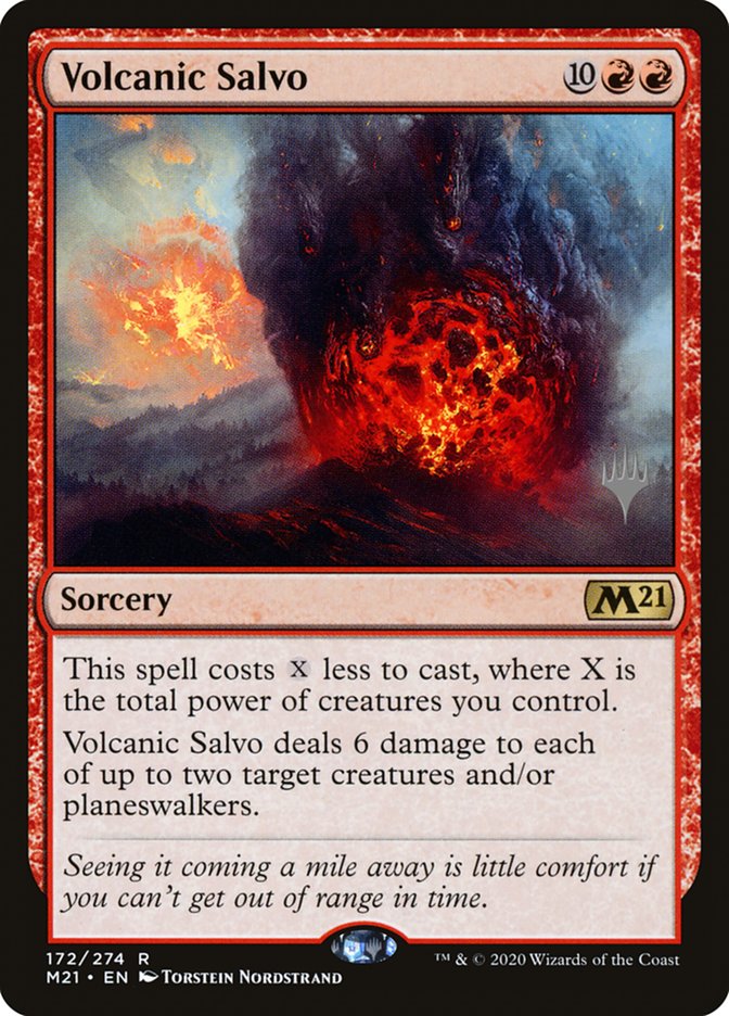 Volcanic Salvo (Promo Pack) [Core Set 2021 Promos] | Mega City Incorporated