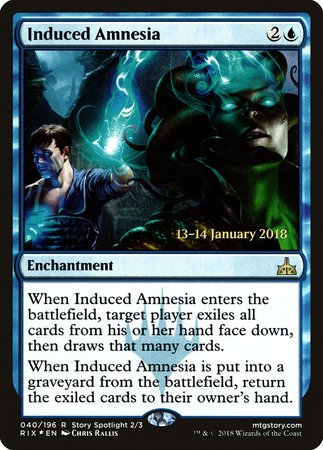 Induced Amnesia [Rivals of Ixalan Promos] | Mega City Incorporated